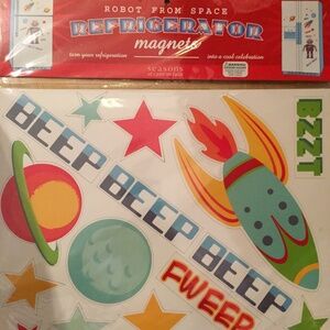 Cannon Falls Robot From Space Refrigerator Magnets.